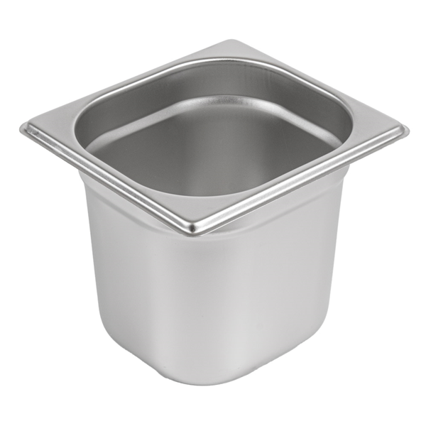Garcia de pou CUBETA GASTRONORM 1/6 1 9 L 17 6x16 2x15 CM PLATEADO INOX (1 UNID.)