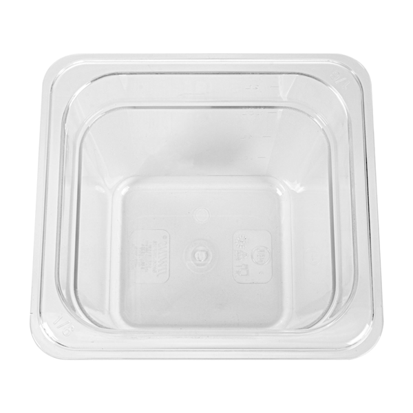 Garcia De Pou CUBETA GASTRONORM 1/6 1 9 L 17 6x16 2x15 CM TRANSPARENTE POLICARBONATO (1 UNID.)