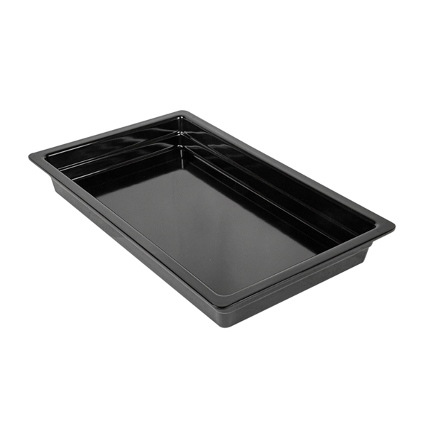 Garcia de pou CUBETAS GN 1/1 53 x 32 x 6 5 (h) CM NEGRO MELAMINA (3 UNID.)