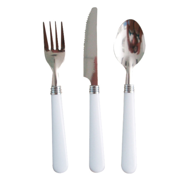 Garcia de pou CUBIERTOS 20/18 3/18 CM BLANCO INOX (200 UNID.)