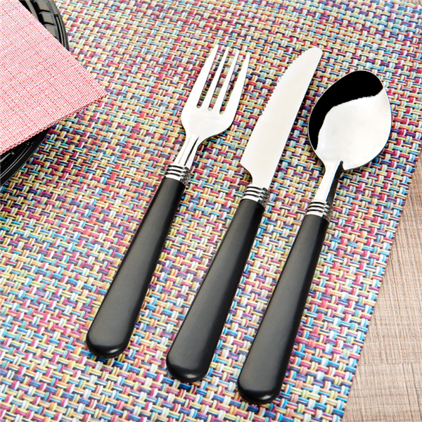 Garcia De Pou CUBIERTOS 20/18 3/18 CM NEGRO INOX (200 UNID.)