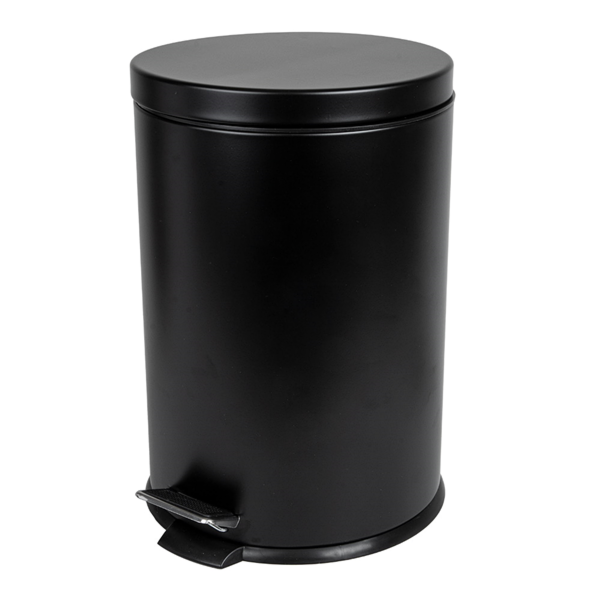 Garcia de pou CUBO PEDAL CON RECEPTÁCULO INTERIOR 20 L Ø 29 5x44 CM NEGRO ACERO (1 UNID.)