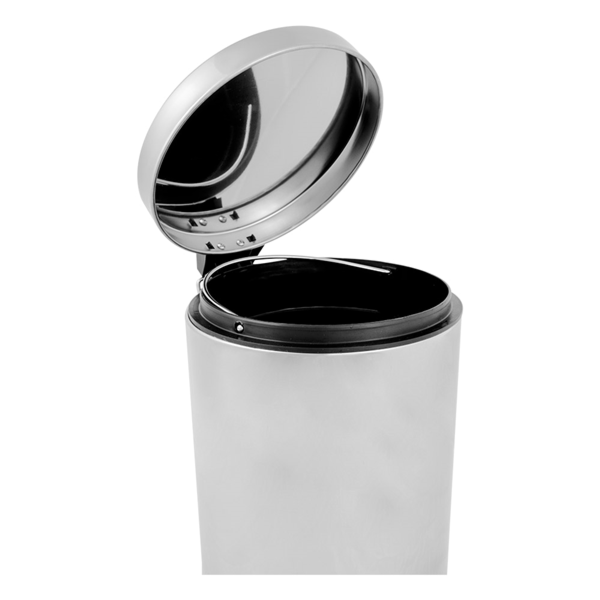 Garcia De Pou CUBO PEDAL CON RECEPTÁCULO INTERIOR 5 L Ø 20 5x28 CM PLATEADO INOX (1 UNID.)