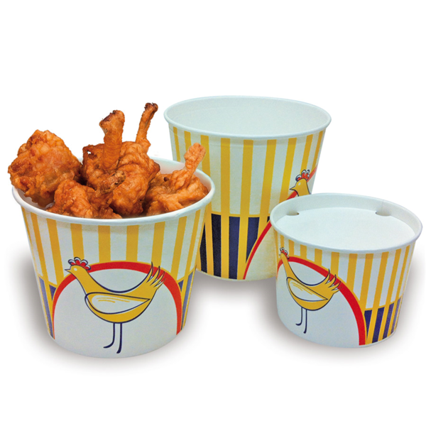 Garcia De Pou CUBOS POLLO + TAPAS 2550 ML 15PE + 380 + 18PE G/M2 Ø 18 9/14 7x14 5 CM BLANCO CARTÓN (300 UNID.)