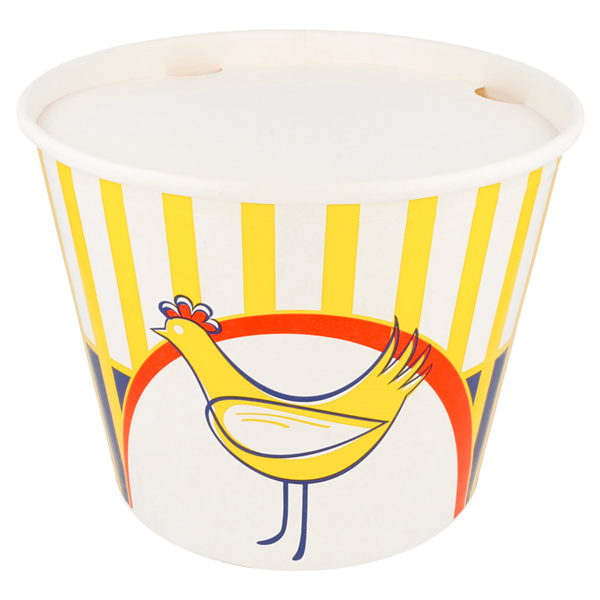 Garcia De Pou CUBOS POLLO + TAPAS 4500 ML 15PE + 380 + 18PE G/M2 Ø 21 6/16x16 8 CM BLANCO CARTÓN (120 UNID.)