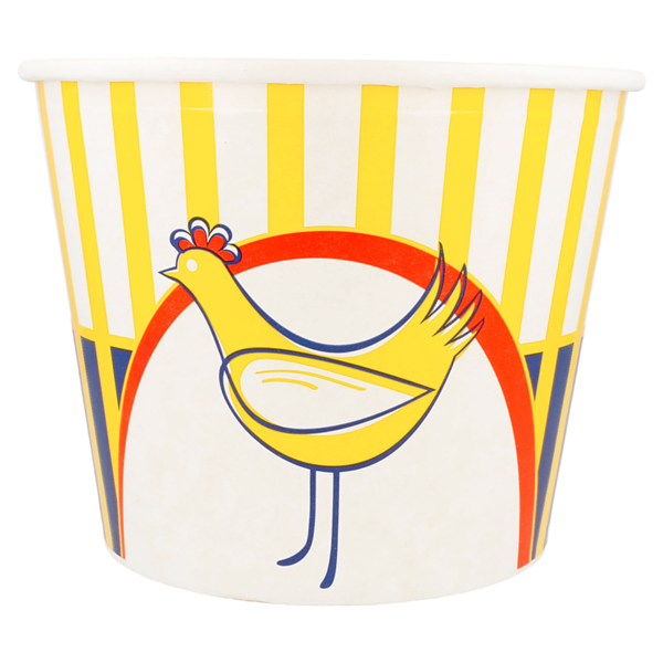 Garcia De Pou CUBOS POLLO + TAPAS 4500 ML 15PE + 380 + 18PE G/M2 Ø 21 6/16x16 8 CM BLANCO CARTÓN (120 UNID.)