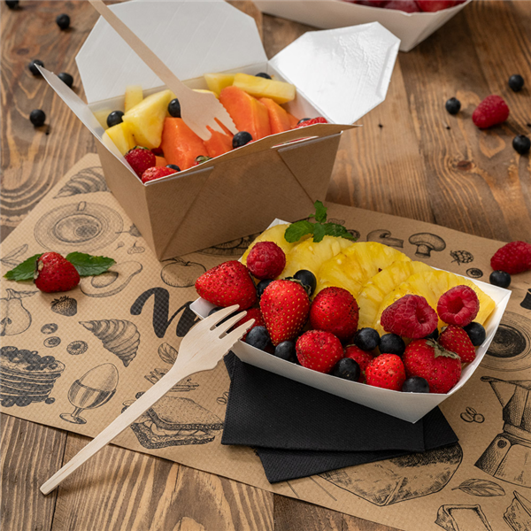 Garcia De Pou CUCHILLO / TENEDOR 13 7 CM NATURAL MADERA (100 UNID.)