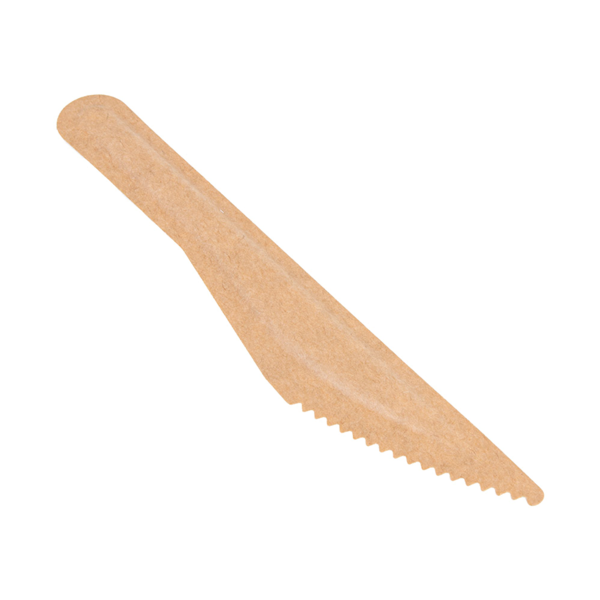 Garcia De Pou CUCHILLOS 'PAPER CUTLERY' 960 G/M2 15 8 CM NATURAL PAPEL (50 UNID.)