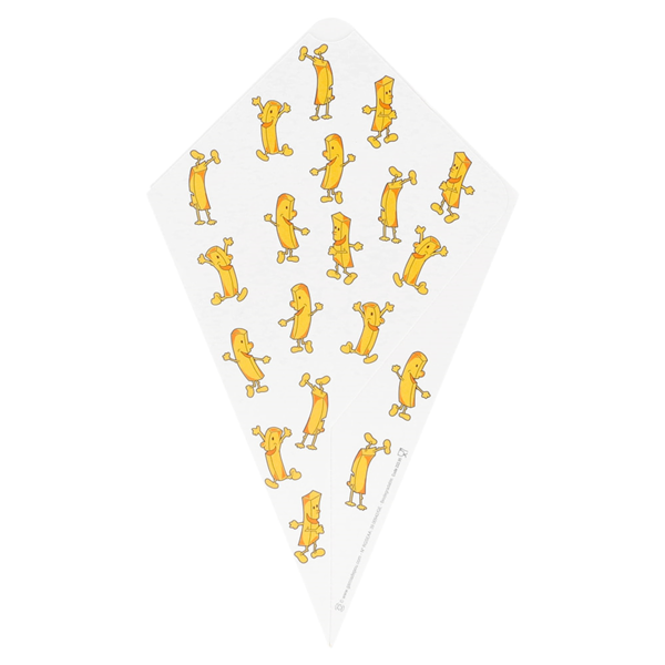 Garcia De Pou CUCURUCHOS CON PESTAÑA 'THEPACK CHIPS' 100 G 230 G/M2 21x12 5 CM BLANCO CARTÓN ONDULADO NANO-MICRO (1600 UNID.)