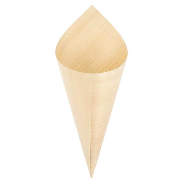 Garcia De Pou CUCURUCHOS DE HOJUELA DE ÁLAMO 17 CM NATURAL MADERA (1000 UNID.)