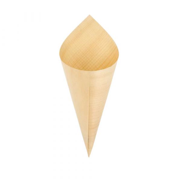 Garcia de pou CUCURUCHOS DE HOJUELA DE ÁLAMO 17 CM NATURAL MADERA (1000 UNID.)