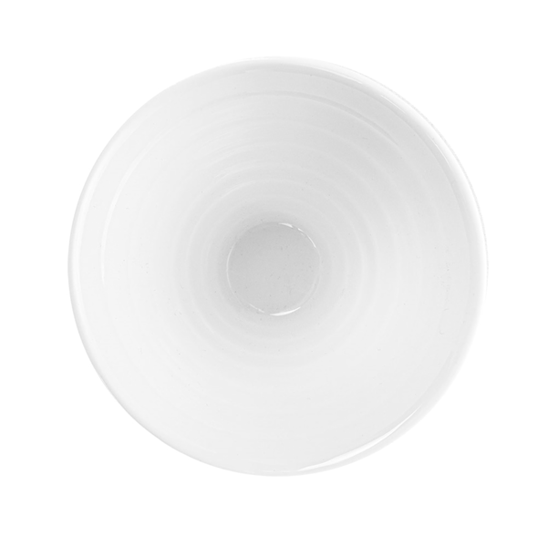 Garcia De Pou CUENCOS CÓNICOS ESTRIADOS 160 ML Ø9 5x6 5 (h) CM BLANCO PORCELANA (6 UNID.)