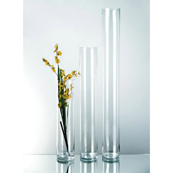 Garcia De Pou DECORACIÓN GIGANTE - CILINDRO Ø 10x40 CM TRANSPARENTE CRISTAL (1 UNID.)