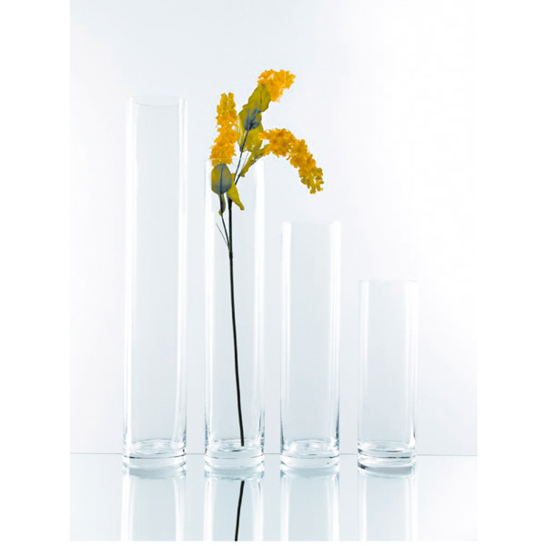 Garcia De Pou DECORACIÓN GIGANTE - CILINDRO Ø 10x40 CM TRANSPARENTE CRISTAL (1 UNID.)