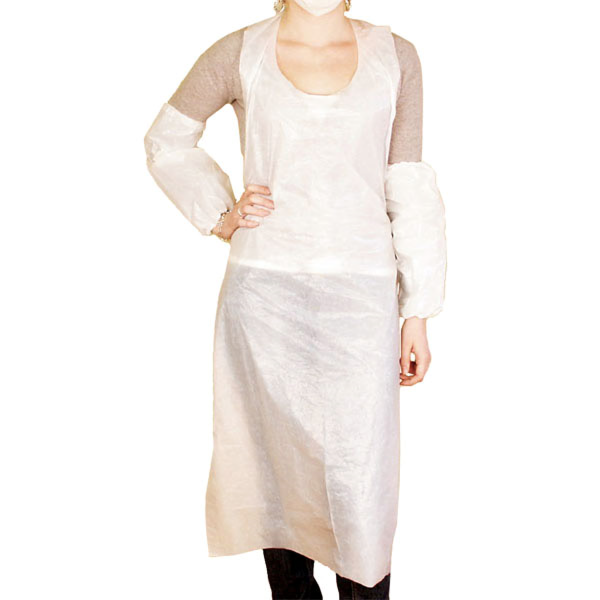 Garcia de pou DELANTALES A GRANEL 25µ 69x107 CM BLANCO LDPE (100 UNID.)