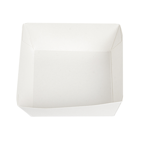 Garcia De Pou DELI-BARQUILLAS 210 + 15 PE G/M2 7x7x3 CM BLANCO CARTÓN (1000 UNID.)