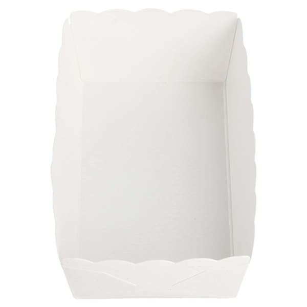 Garcia De Pou DELI-BARQUILLAS 210 + 15 PE G/M2 9x5x3 2 CM BLANCO CARTONCILLO (100 UNID.)