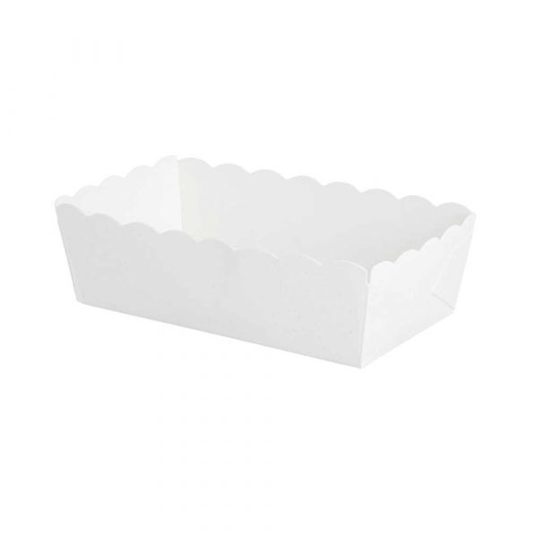 Garcia de pou DELI-BARQUILLAS 210 + 15 PE G/M2 9x5x3 2 CM BLANCO CARTONCILLO (100 UNID.)
