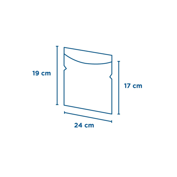 Garcia De Pou DELI PACK 30 G/M2 + 13 PP 24x19/17 CM BLANCO KRAFT (500 UNID.)