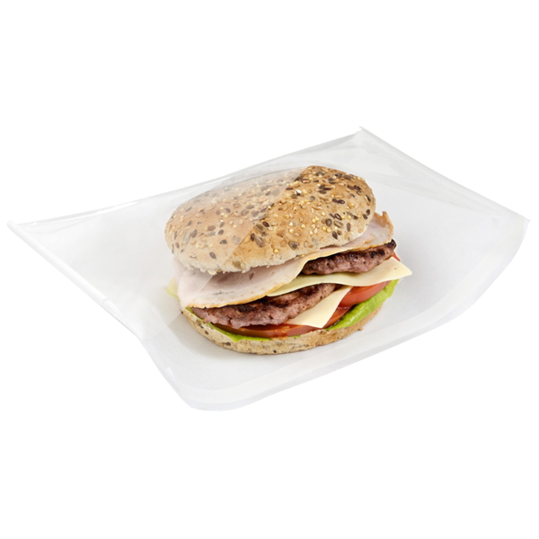 Garcia de pou DELI PACK AUTOADHESIVA 30 G/M2 + 13 PP 21x16/14 CM BLANCO KRAFT (400 UNID.)