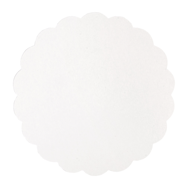 Garcia de pou DISCOS PLANOS PASTELERÍA 300 G/M2 Ø 23 CM BLANCO CARTÓN (250 UNID.)