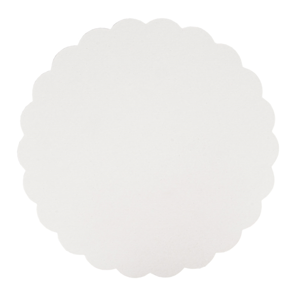 Garcia de pou DISCOS PLANOS PASTELERÍA 390 G/M2 Ø 27 CM BLANCO CARTÓN (250 UNID.)