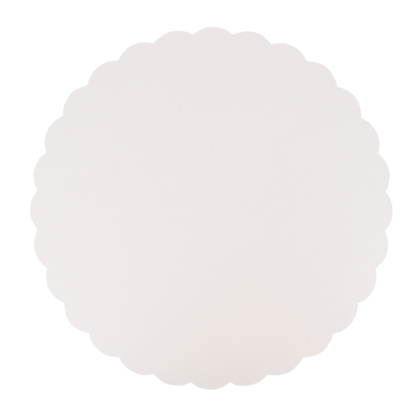 Garcia de pou DISCOS PLANOS PASTELERÍA 420 G/M2 Ø 32 CM BLANCO CARTÓN (250 UNID.)