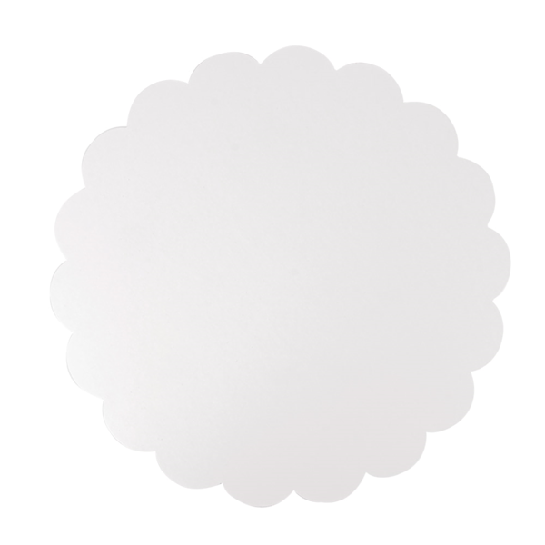 Garcia de pou DISCOS PLANOS PASTELERÍA 420 G/M2 Ø 35 CM BLANCO CARTÓN (250 UNID.)