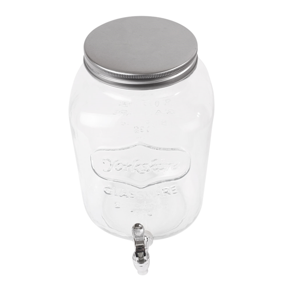 Garcia De Pou DISPENSADOR BEBIDAS 'WAKI GLASS' 8 L Ø 19 5x31 CM TRANSPARENTE CRISTAL (1 UNID.)