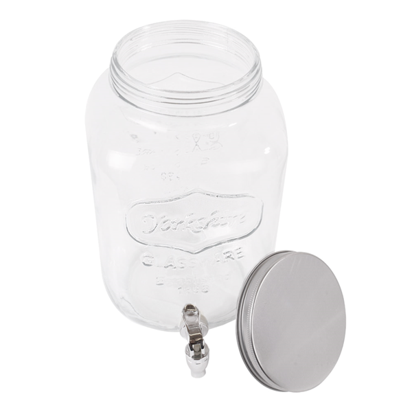 Garcia De Pou DISPENSADOR BEBIDAS 'WAKI GLASS' 8 L Ø 19 5x31 CM TRANSPARENTE CRISTAL (1 UNID.)