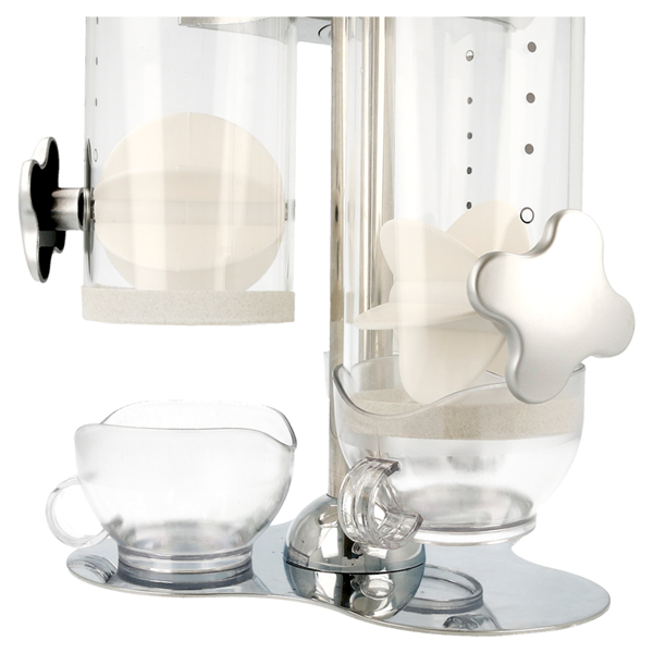 Garcia De Pou DISPENSADOR DE CEREALES TRIPLE 20x20x45 CM TRANSPARENTE ACRÍLICO (1 UNID.)