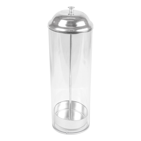 Garcia de pou DISPENSADOR DE PAJITAS 9x27 CM TRANSPARENTE SAN (1 UNID.)