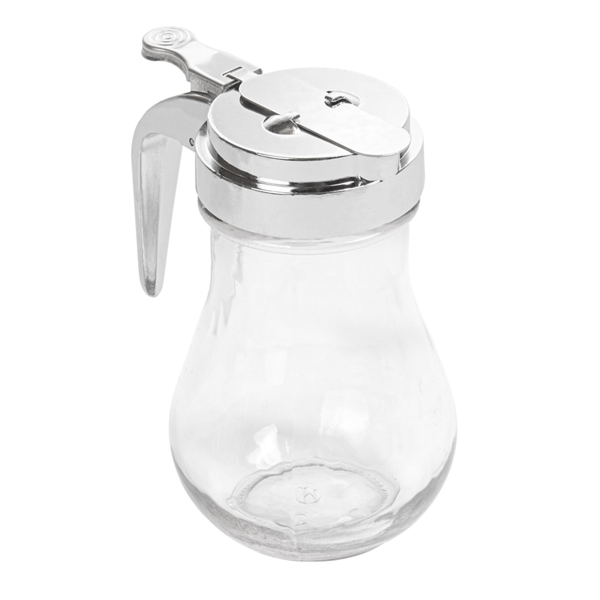 Garcia de pou DISPENSADOR JARABES 220 ML 7x7x9 3 CM TRANSPARENTE CRISTAL (1 UNID.)