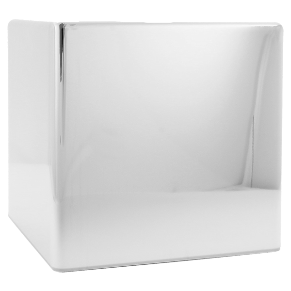 Garcia De Pou DISPENSADOR PAÑUELOS FACIALES 13x13x13 CM CROMADO ABS (1 UNID.)