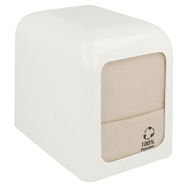 Garcia De Pou DISPENSADOR PARA 300 SERVILLETAS MINI SERVIS 15x10x12 5 CM BLANCO ABS (12 UNID.)