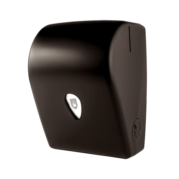 Garcia de pou DISPENSADOR PARA SECAMANOS 'AUTOCUT' 28x23 3x38 2 CM NEGRO ABS (1 UNID.)