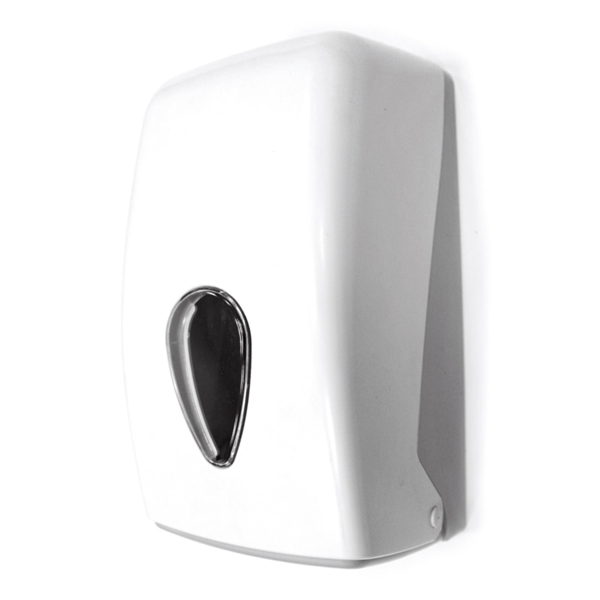 Garcia de pou DISPENSADOR PARA SECAMANOS 'MINI BARRIL' 14x15x28 5 CM BLANCO ABS (1 UNID.)