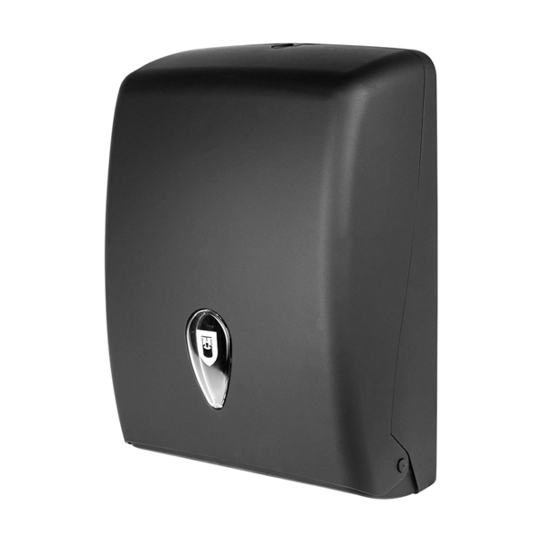 Garcia de pou DISPENSADOR PARA TOALLAS DE MANO 27 7x13x37 CM NEGRO ABS (1 UNID.)