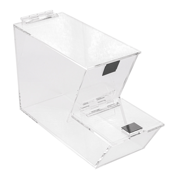 Garcia de pou DISPENSADOR PRODUCTOS A GRANEL APILABLE 28x14x10 CM TRANSPARENTE ACRÍLICO (1 UNID.)