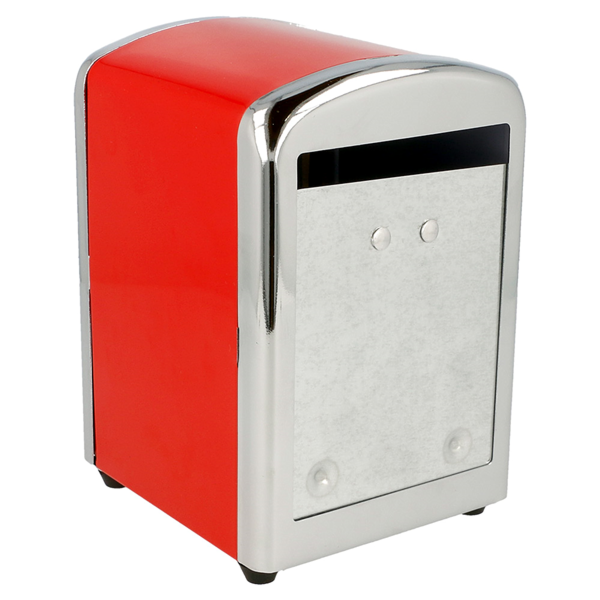 Garcia De Pou DISPENSADOR SERVILLETAS MINI SERVIS 10 5x9 7x14 CM ROJO INOX (12 UNID.)