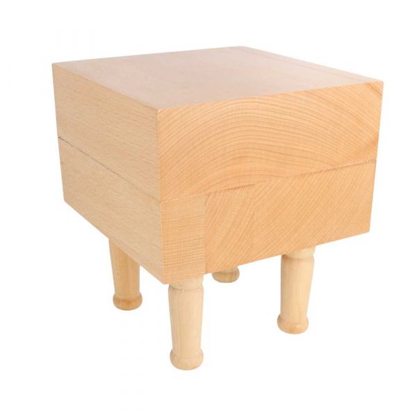 Garcia de pou ELEVADOR 15 25x15 25x17 5 CM NATURAL MADERA (1 UNID.)