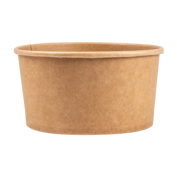 Garcia De Pou ENSALADERAS 1000 ML - 33 3 Oz 300 + 18 PE G/M2 Ø15/12 9x8 CM NATURAL KRAFT (300 UNID.)