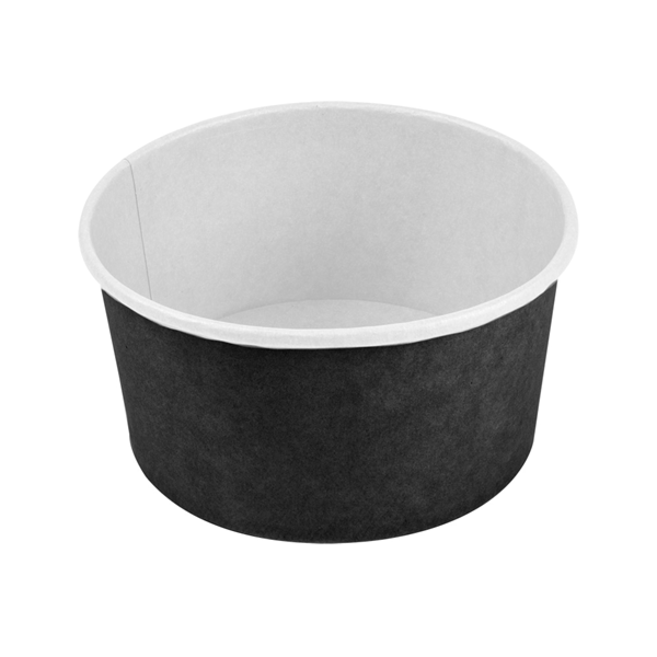 Garcia de pou ENSALADERAS 1000 ML - 33 3 oz 300 + 18 PE G/M2 Ø15/12 8x6 CM NEGRO CARTÓN (300 UNID.)
