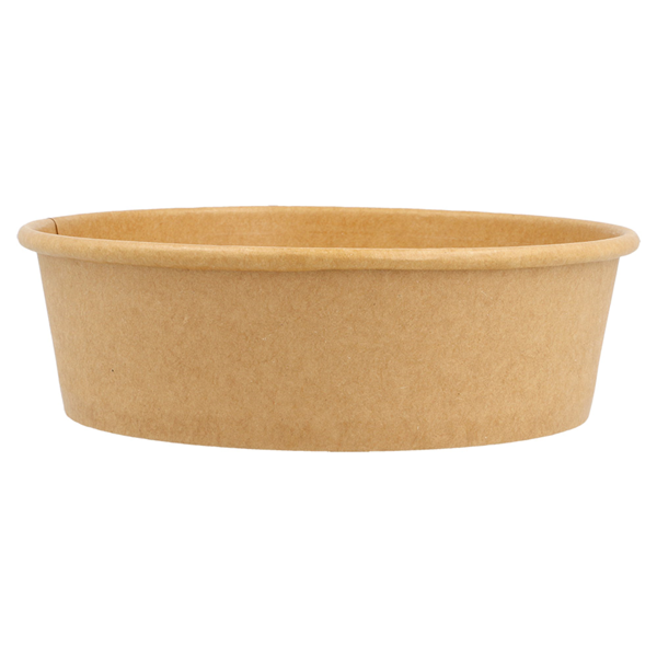 Garcia De Pou ENSALADERAS 1300 ML 340 + 18 PE G/M2 Ø 18 7/16x7 CM NATURAL KRAFT (300 UNID.)