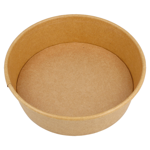 Garcia De Pou ENSALADERAS 1300 ML 340 + 18 PE G/M2 Ø 18 7/16x7 CM NATURAL KRAFT (300 UNID.)