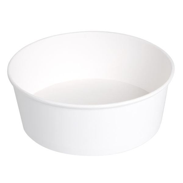 Garcia de pou ENSALADERAS 1300 ML 340 + 18 PE G/M2 Ø 18 7/16x7 CM BLANCO CARTÓN (300 UNID.)