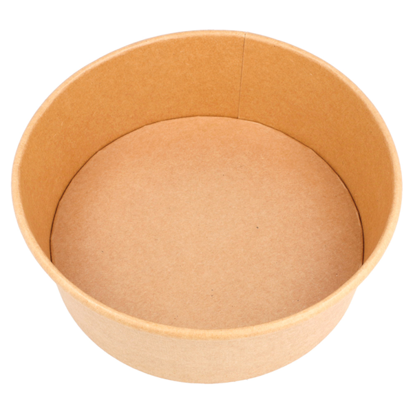 Garcia De Pou ENSALADERAS 1300 ML - 43 3 Oz 320 + 18 PE G/M2 Ø 18 4/16x6 6 CM NATURAL KRAFT (300 UNID.)