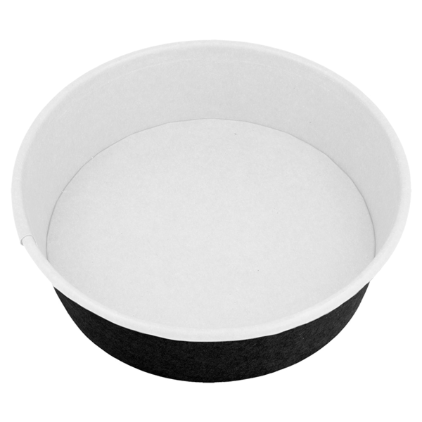 Garcia De Pou ENSALADERAS 500 ML - 16 6 Oz 300 + 18 PE G/M2 Ø15/12 8x4 5 CM NEGRO CARTÓN (300 UNID.)