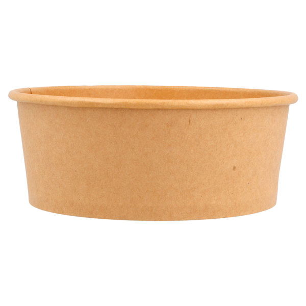 Garcia De Pou ENSALADERAS 750 ML - 25 Oz 300 + 18 PE G/M2 Ø 15/12 8x6 CM NATURAL KRAFT (300 UNID.)