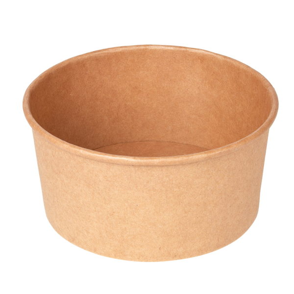 Garcia de pou ENSALADERAS 750 ML 320 + 18 PE G/M2 Ø 14 5/12 5x7 CM NATURAL KRAFT (500 UNID.)